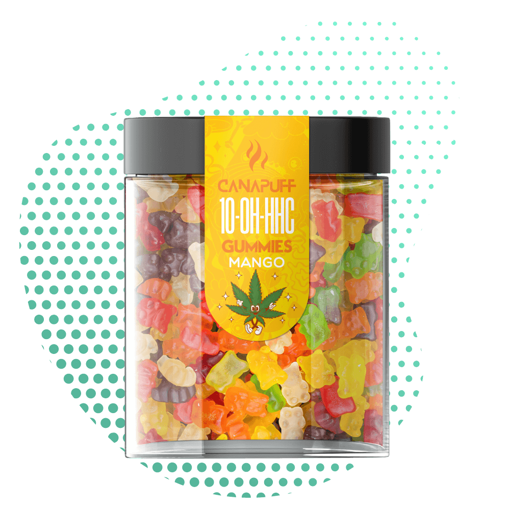 Canapuff - 10-OH-HHC Gummies - Mango Canapuff