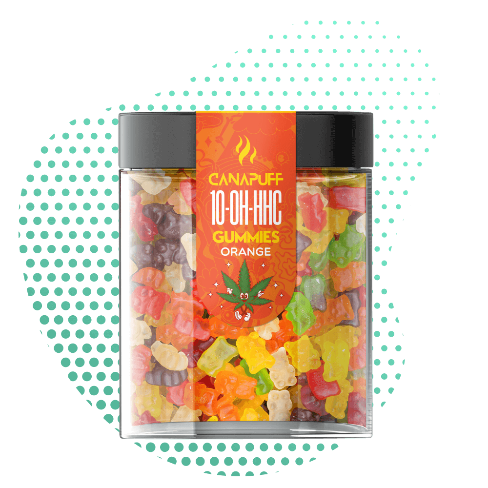 Canapuff - 10-OH-HHC Gummies - Orange Canapuff