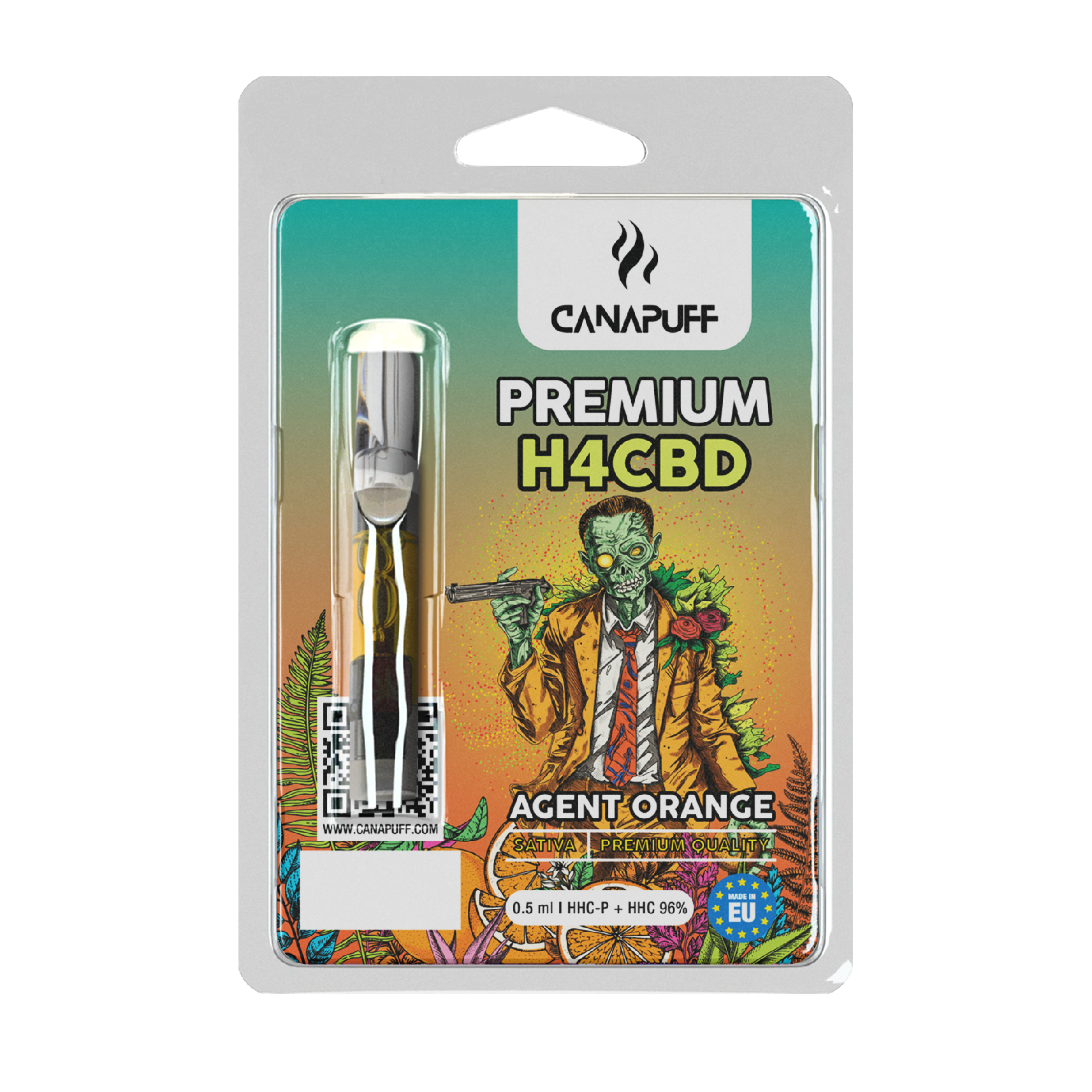 CanaPuff - Agent Orange - H4CBD 96%-cartridge Canapuff