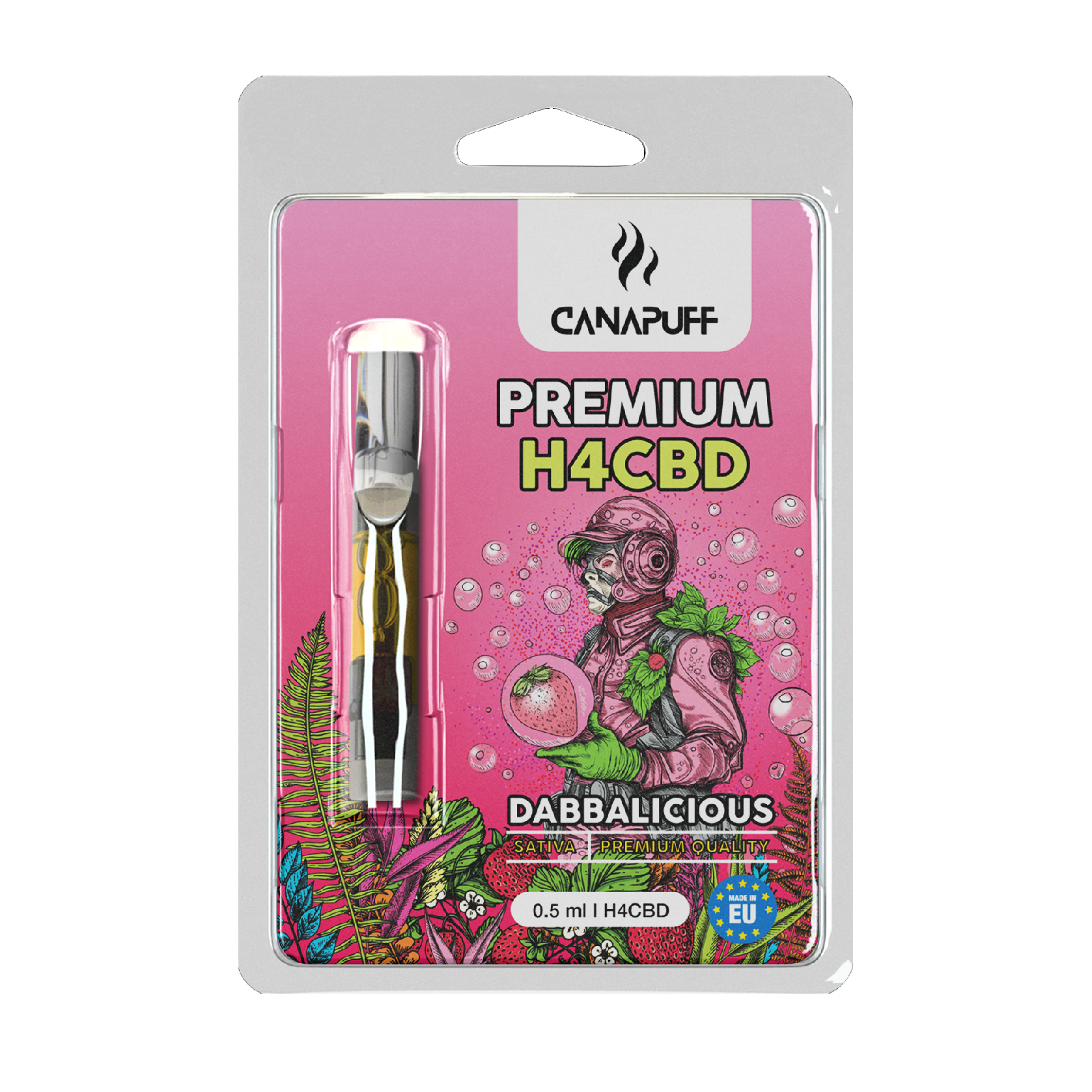 CanaPuff - Dabbalicious - H4CBD 96%-cartridge Canapuff