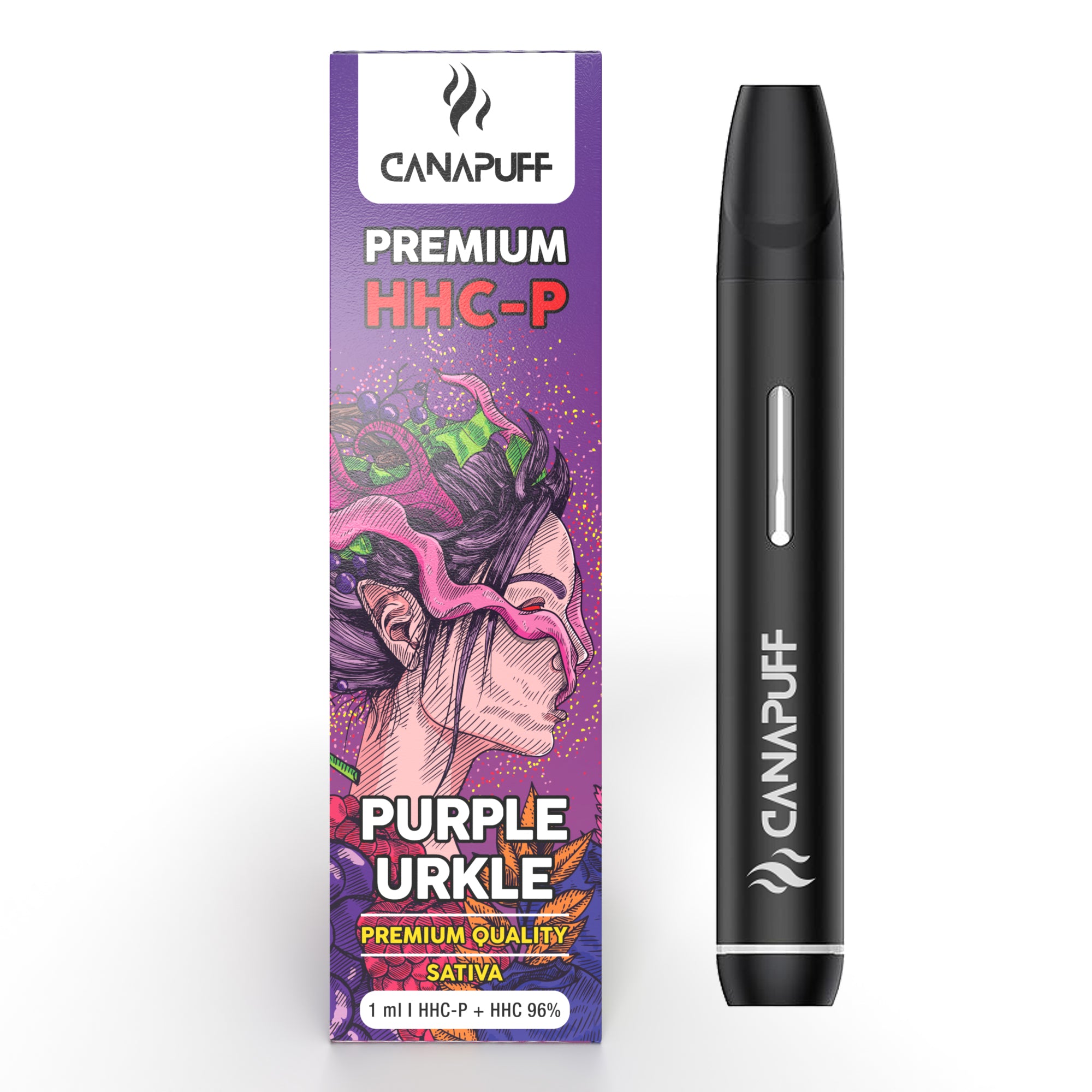 purple urkle 96 hhc p canapuff one use 1ml