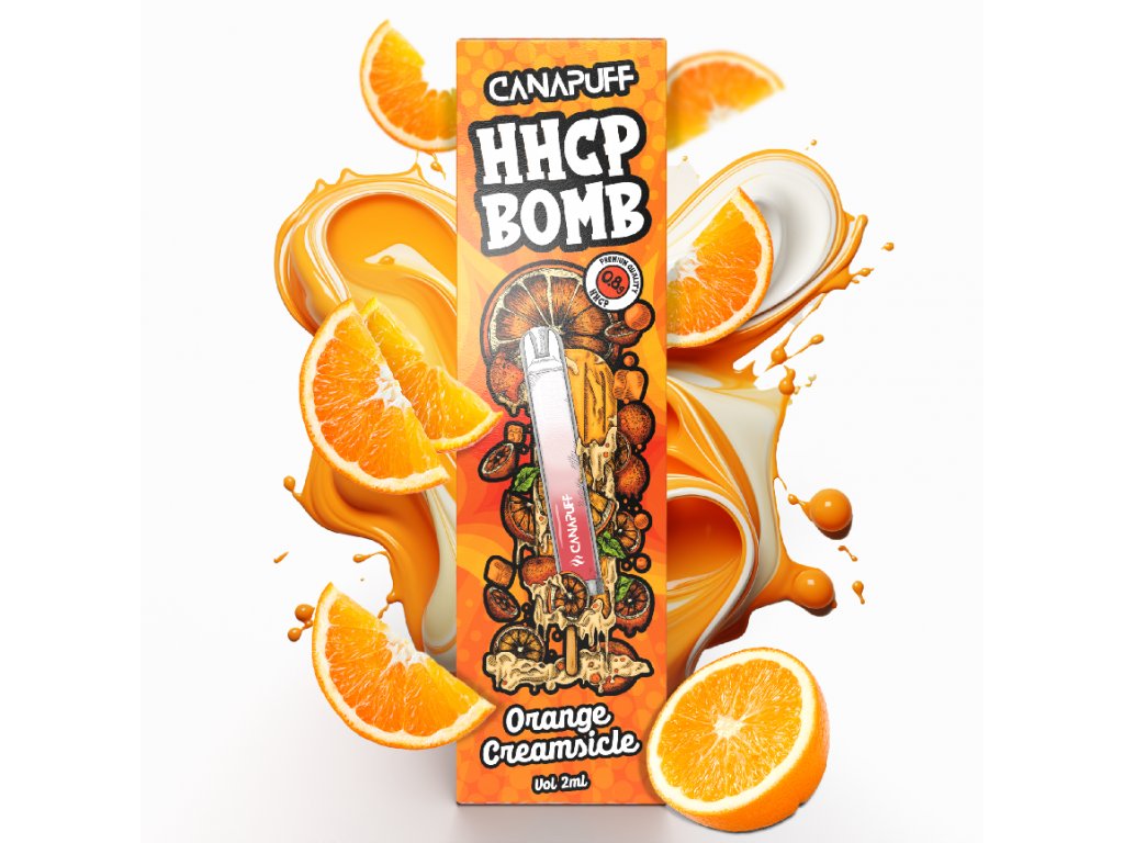 hhcp bomb orange creamsicle one use 2ml