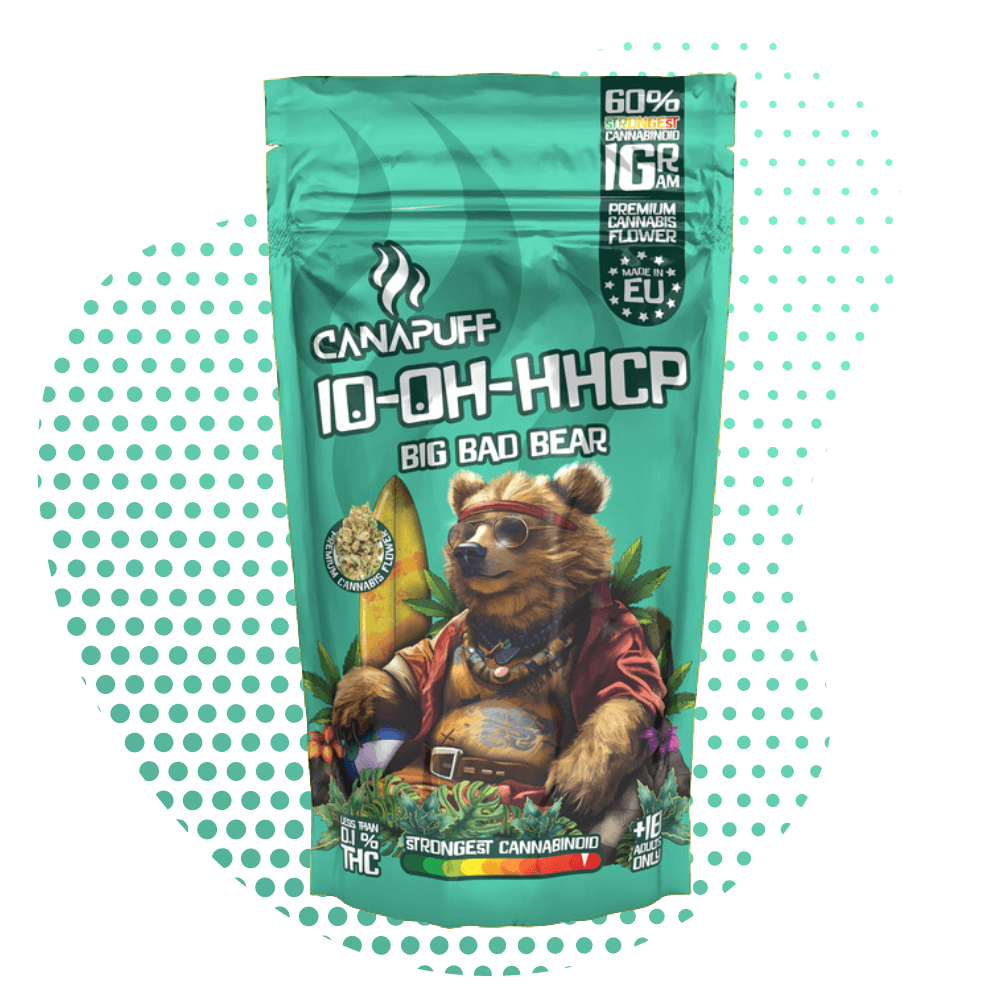 Canapuff - Big Bad Bear 60% - 10-OH-HHCP Flowers Canapuff