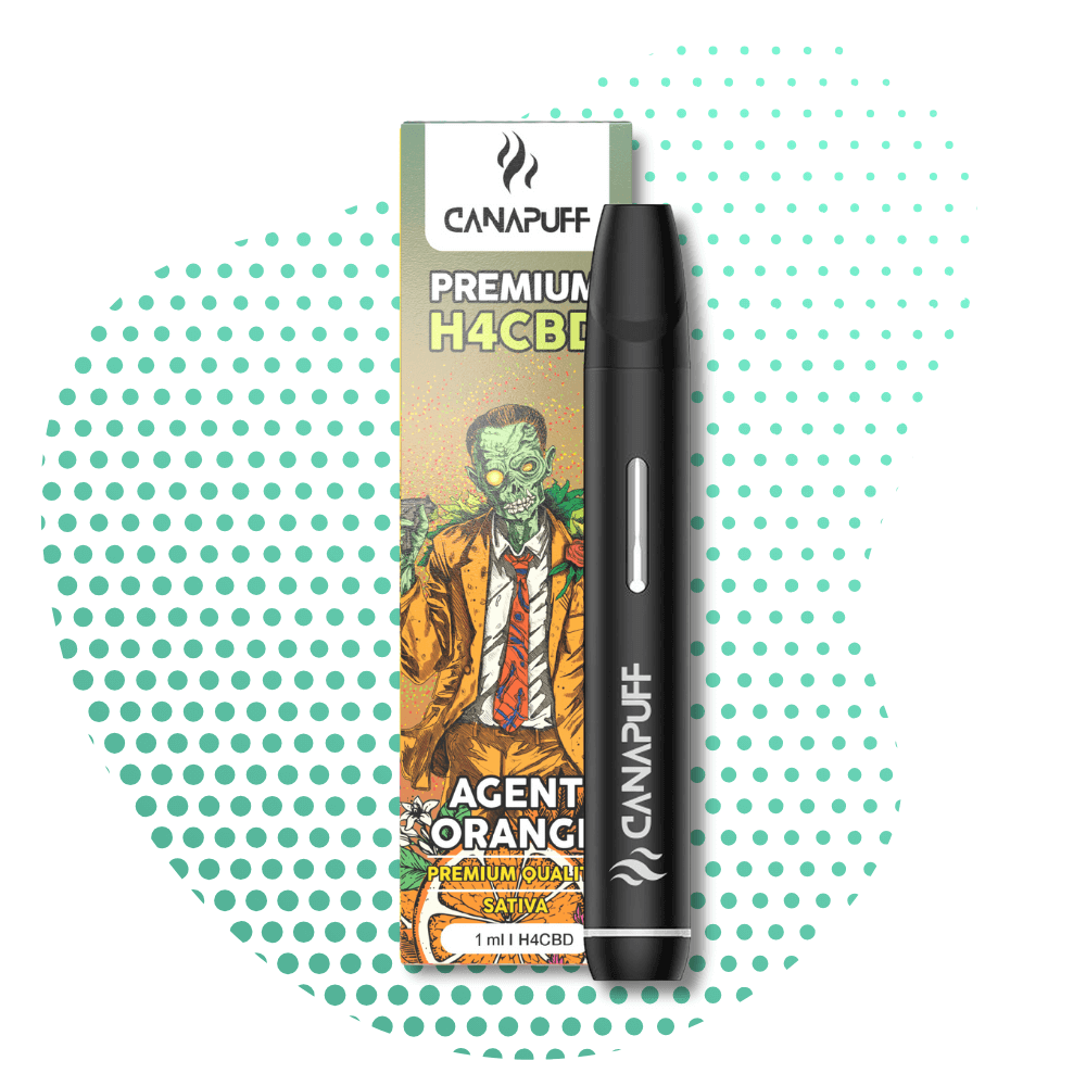 Agent Orange 96% H4CBD - CanaPuff - ONE USE Canapuff