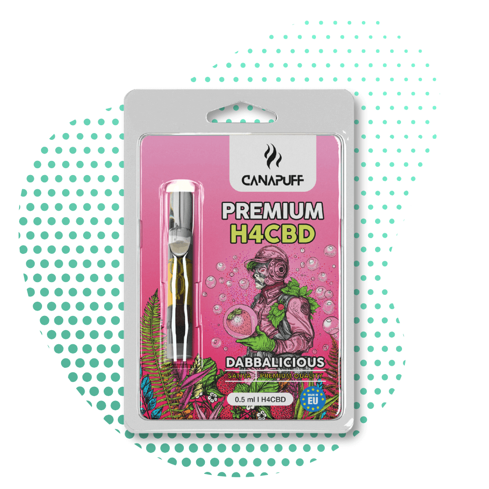 CanaPuff - Dabbalicious - H4CBD 96%-cartridge Canapuff