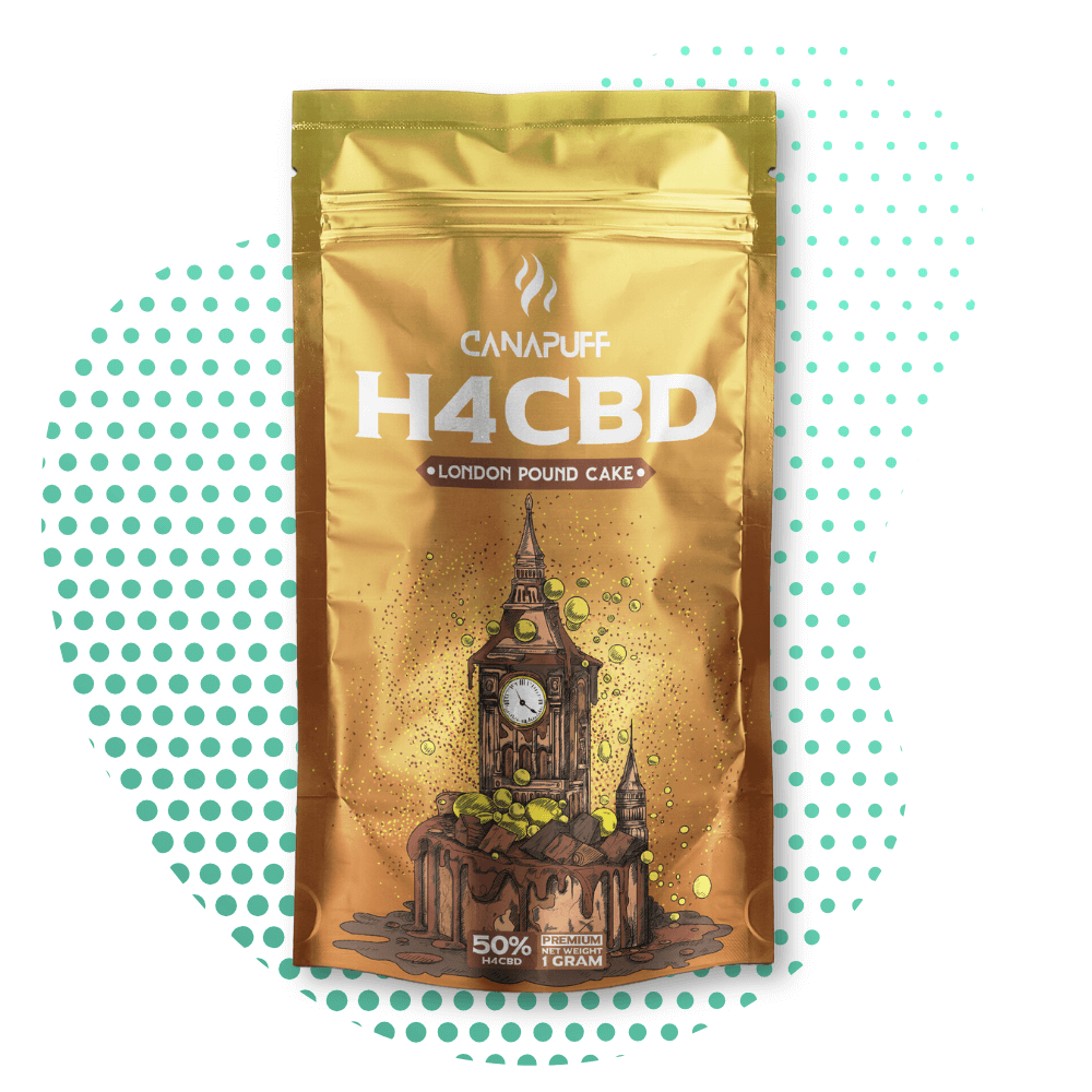 CanaPuff - Londoner Pfundskuchen 50% - H4CBD Blumen