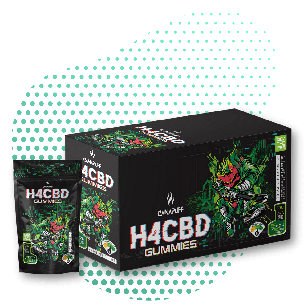 Canapuff - H4CBD Gummibärchen - Grüner Apfel