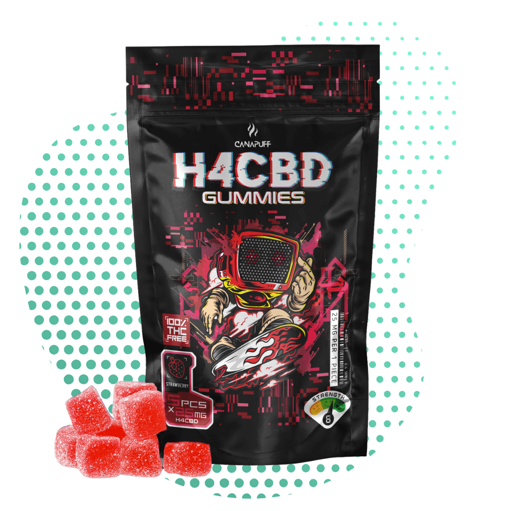 canapuff h4cbd gummies strawberry