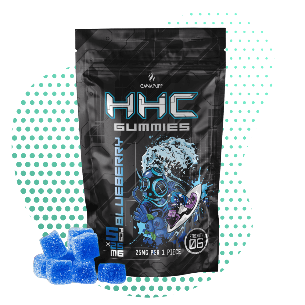 Canapuff - HHC Gummies - Heidelbeere