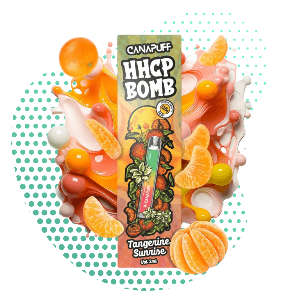 HHCP BOMB Tangerine Sunrise - ONE USE - 2ml