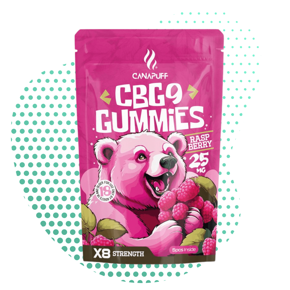 CBG9 Gummies Raspberry