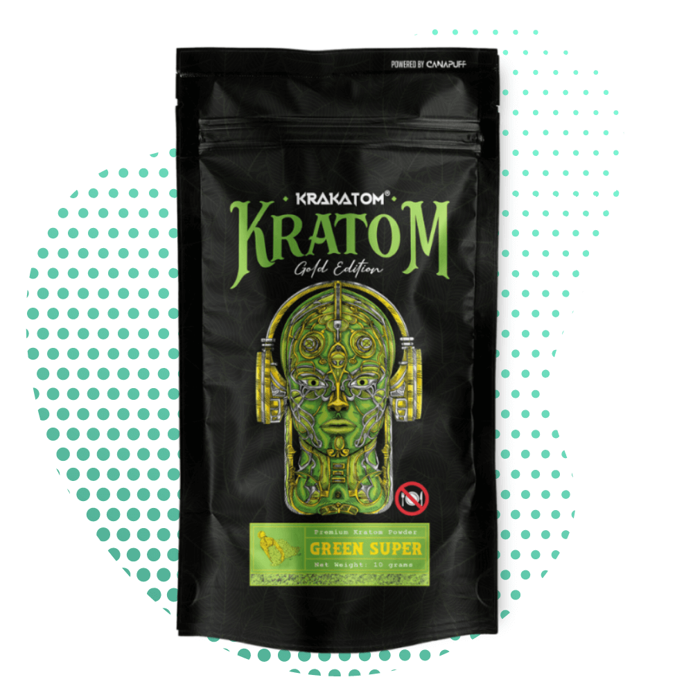 Krakatom - Green Super - Gold Edition Canapuff