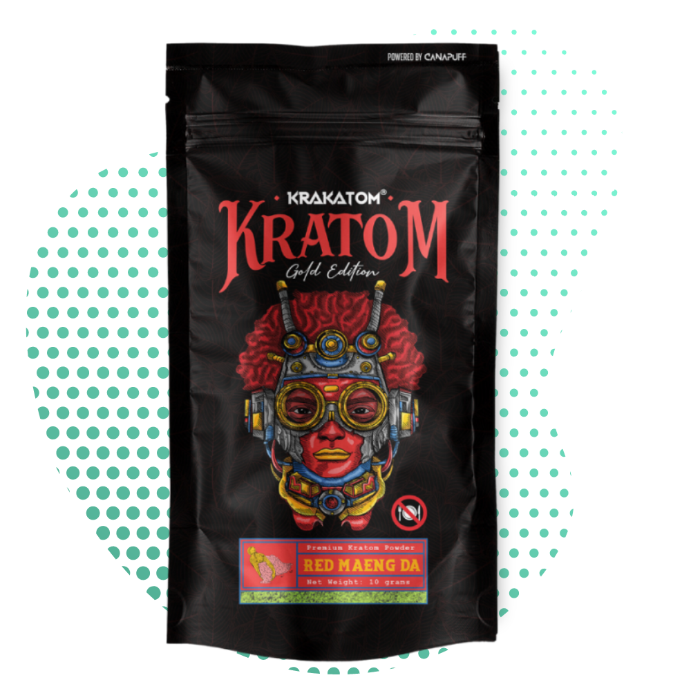 Krakatom - Red Maeng Da - Gold Edition Canapuff