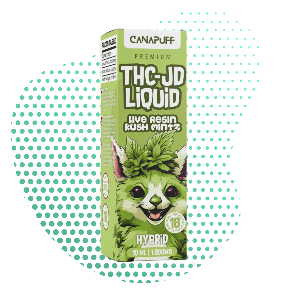 THC JD Liquid 1.500mg Kush Mintz