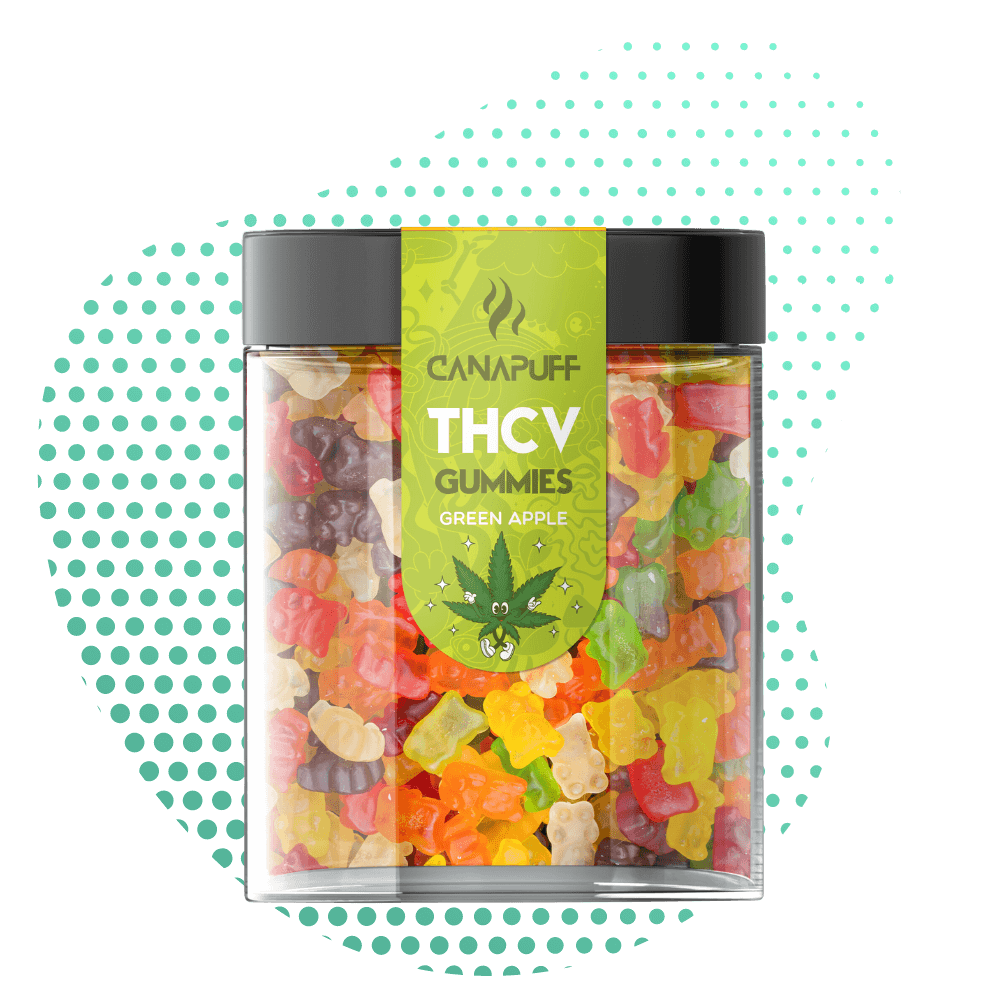 Canapuff - THCv Gummies - Green Apple Canapuff